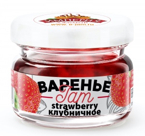 Варенье Клубничное, банка 30 гр