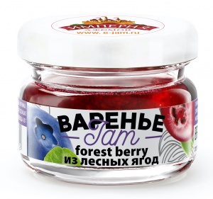 Варенье Лесные ягоды, банка 30 гр