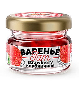 Варенье Клубничное, банка 30 гр