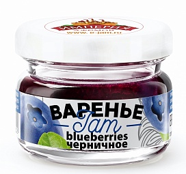 Варенье Черничное, банка 30 гр